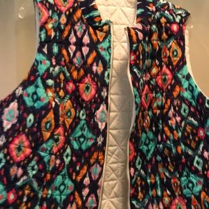 Reversible quilted vest